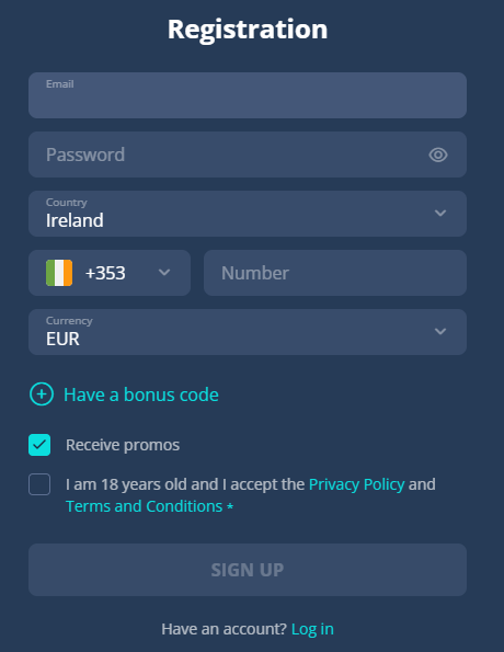 Platin Casino login